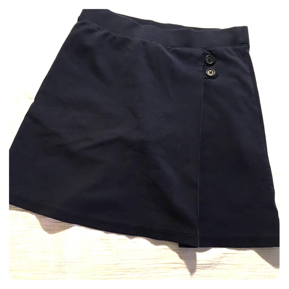 Girls navy uniform skort